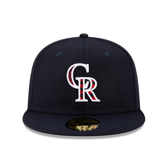 Colorado Rockies MLB 4th July 59FIFTY Lippis Laivastonsininen - New Era Lippikset Halpa hinta FI-096573